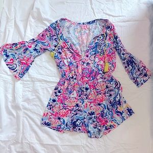 Lily Pulitzer romper/ beach cover up